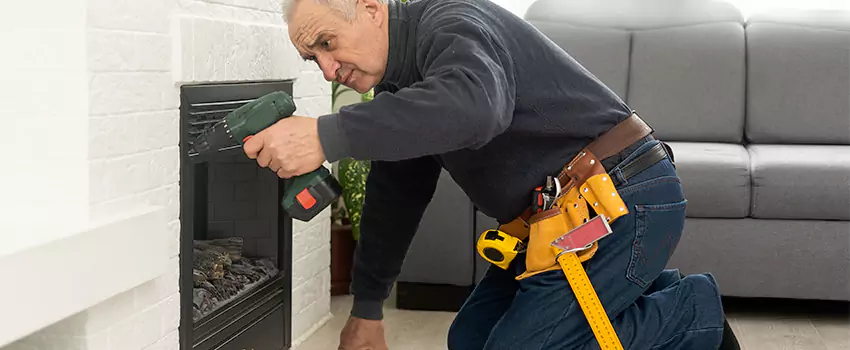 New Indoor Fireplace Installation in Hinsdale, Illinois